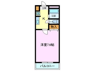 コーポラス２１(清水町)の物件間取画像